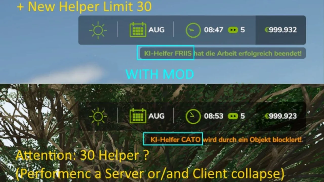 FS25 Hired Helper Tool v1.0 Scripts Mod FS25 Mod Free Download