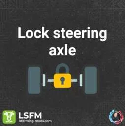 FS25 Lock Steering Axles v1.0 Scripts Mod FS25 Mod Free Download