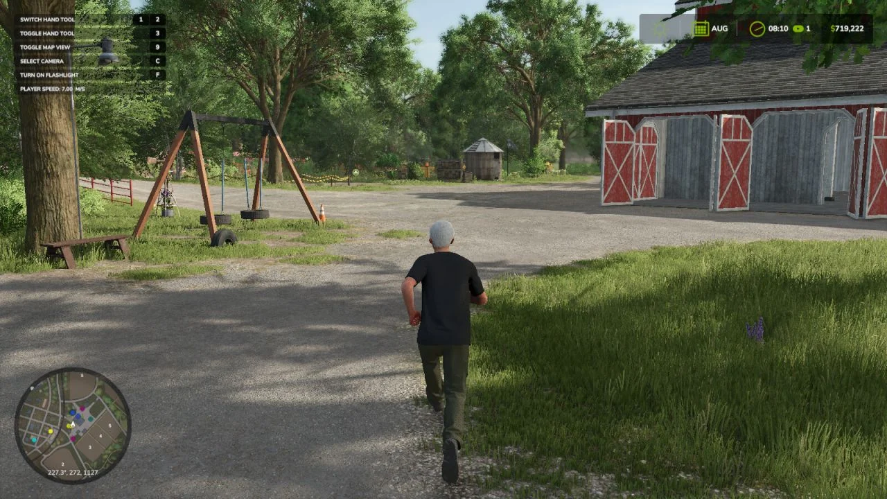 FS25 Player Movement v1.0 Scripts Mod FS25 Mod Free Download