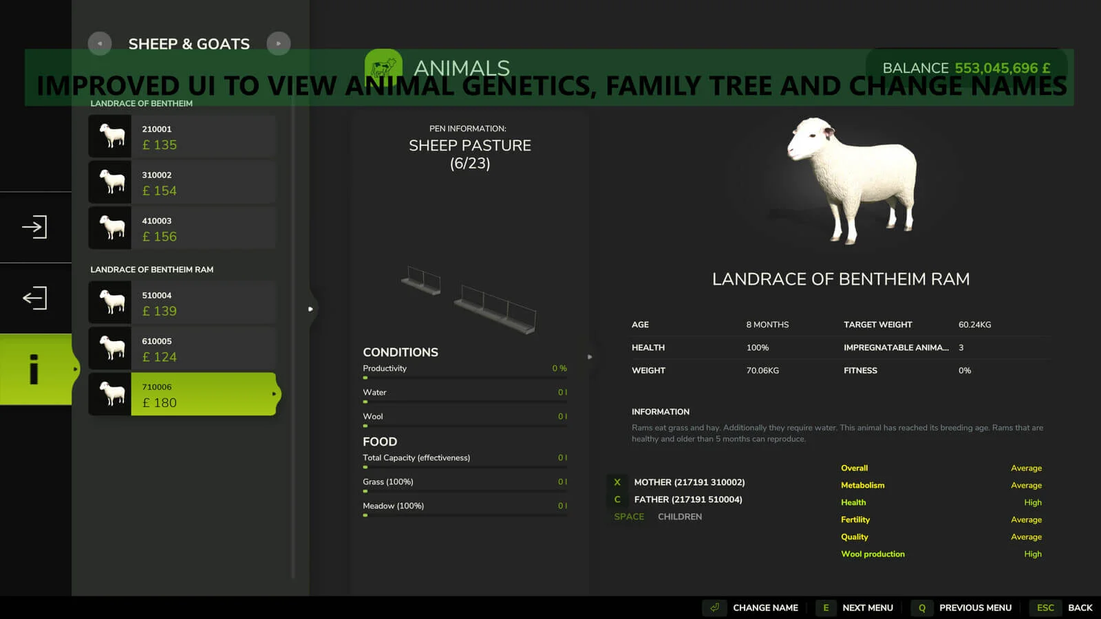 FS25 Realistic Livestock V1.0.0.1 Scripts Mod FS25 Mod Free Download