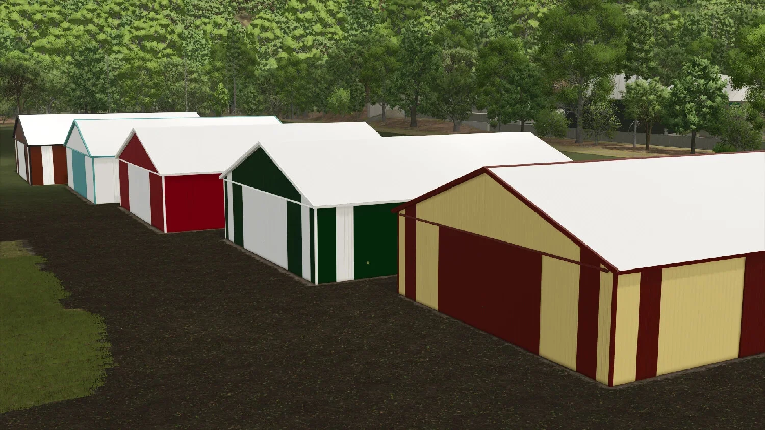 FS25 55×74 Machine Shed v1.0 Sheds Mod FS25 Mod Free Download