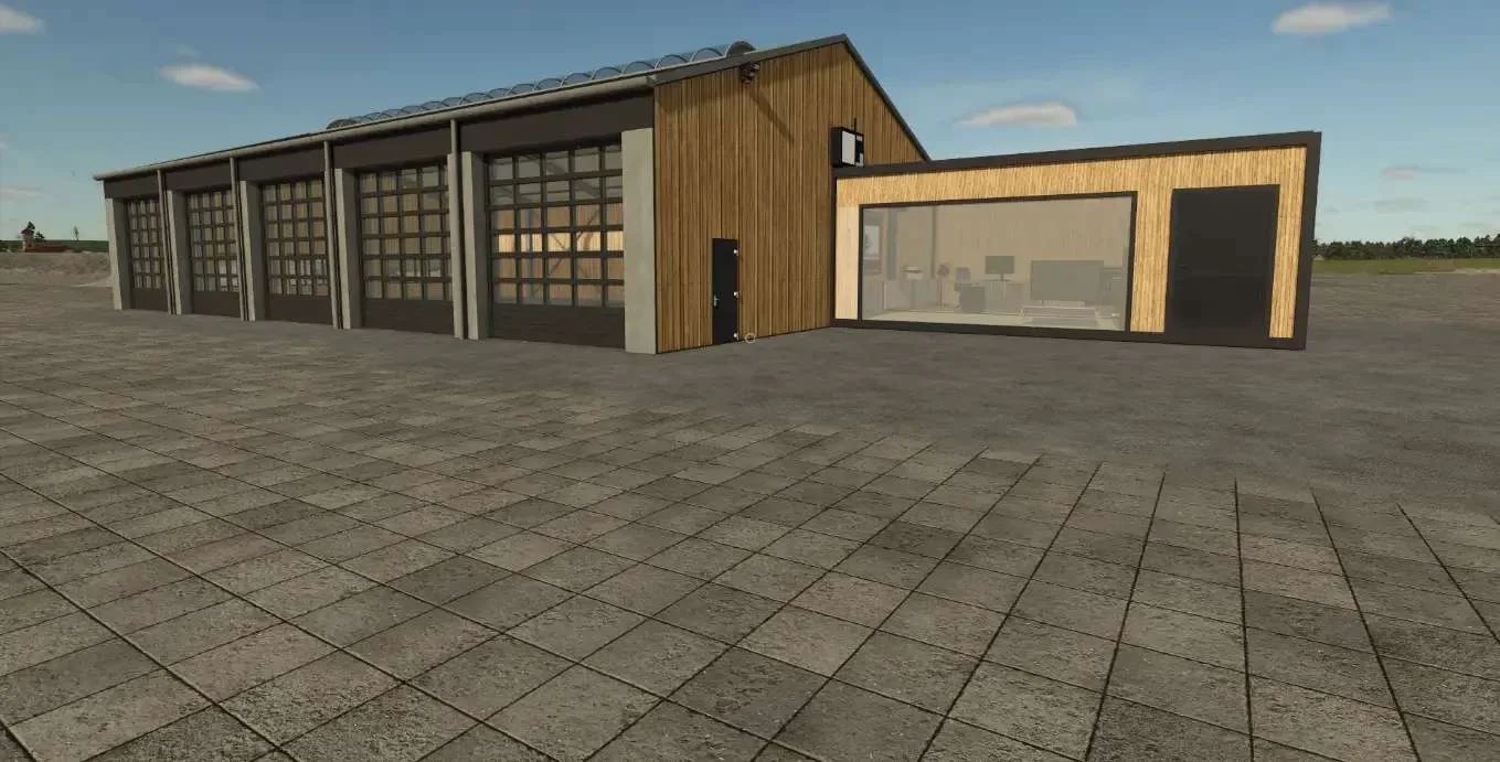 FS25 AustriaModding Modern Shed v1.0.0.3 Sheds Mod FS25 Mod Free Download