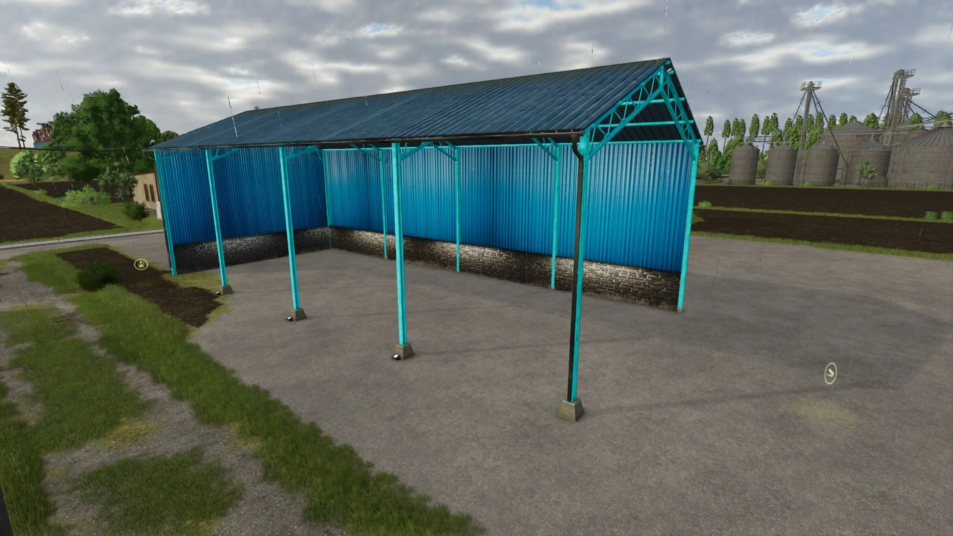 FS25 Better Bales Shed 5500 bales v1.0 Sheds Mod FS25 Mod Free Download