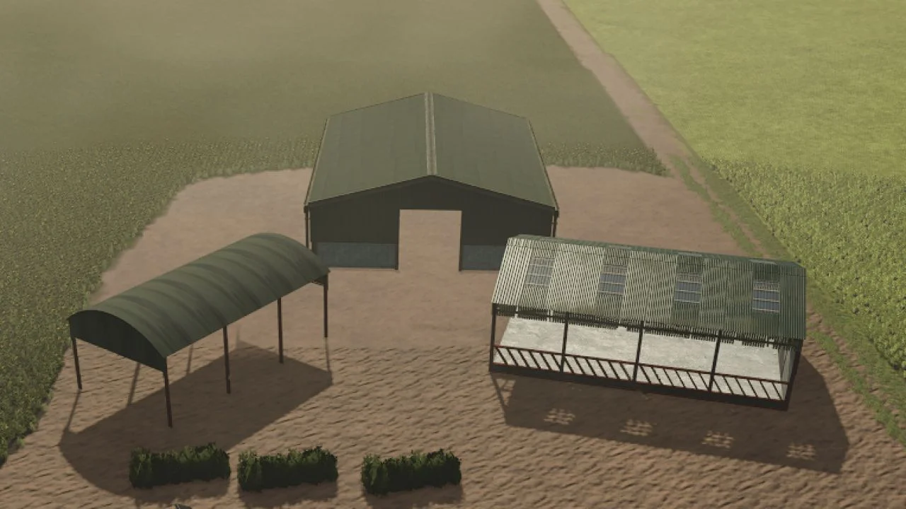 FS25 British Farm Pack v1.0.0.1 Sheds Mod FS25 Mod Free Download