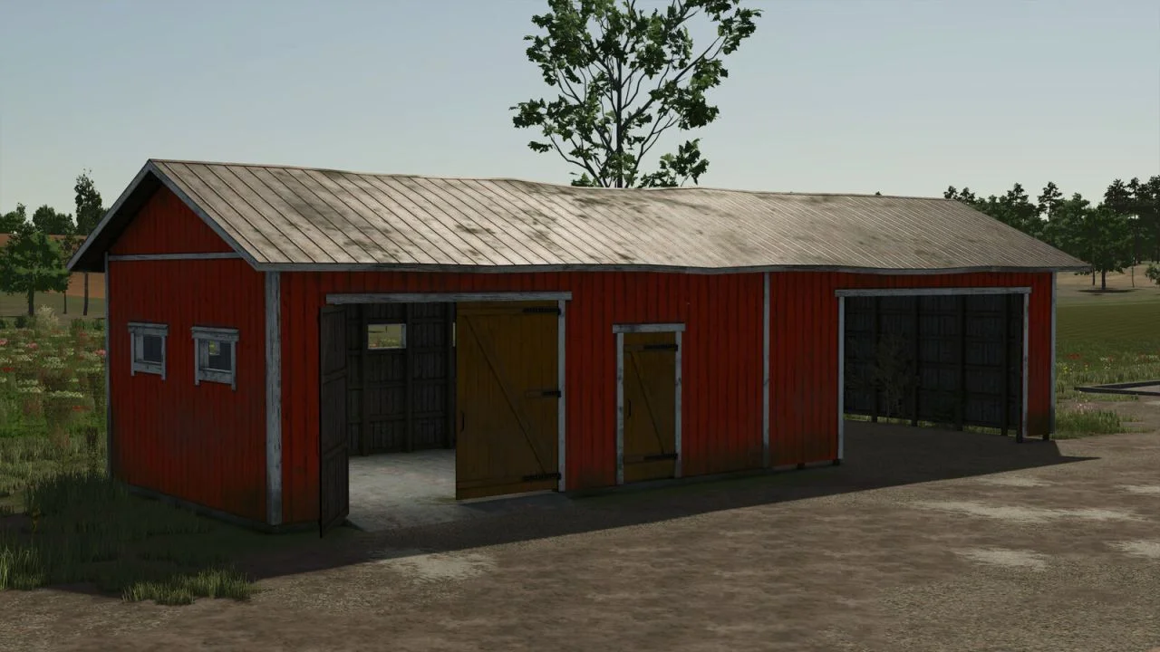 FS25 Finnish Machinery Sheds v1.0 FS25 Mod Free Download