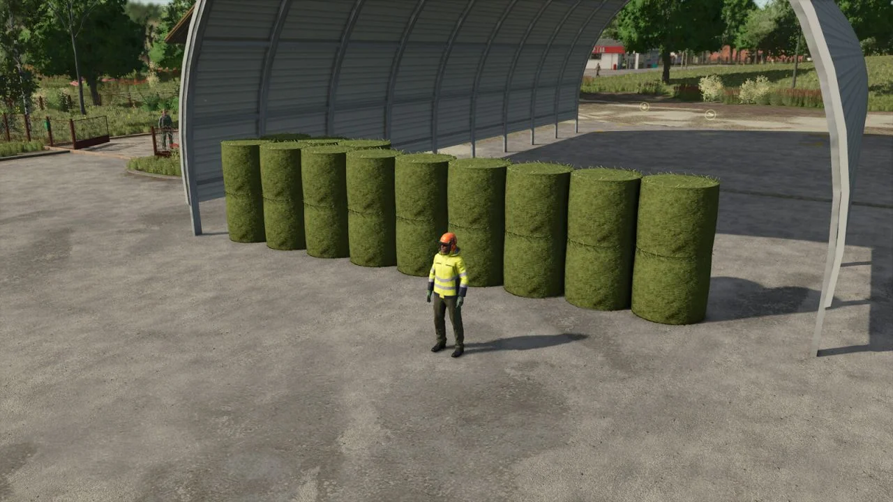 FS25 Hay Shed v1.0 Sheds Mod FS25 Mod Free Download