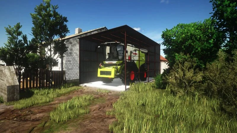 FS25 Metal shed v1.0 Sheds Mod FS25 Mod Free Download