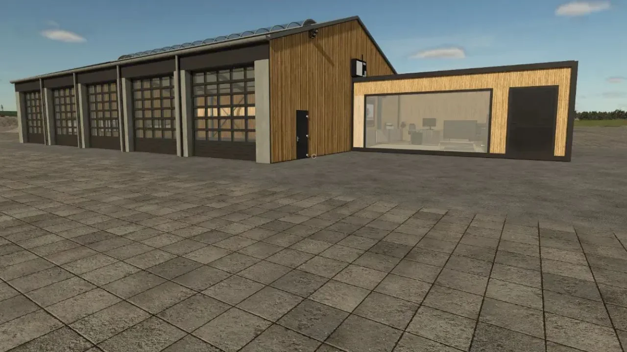 FS25 Modern Shed v1.0.0.2 Sheds Mod FS25 Mod Free Download
