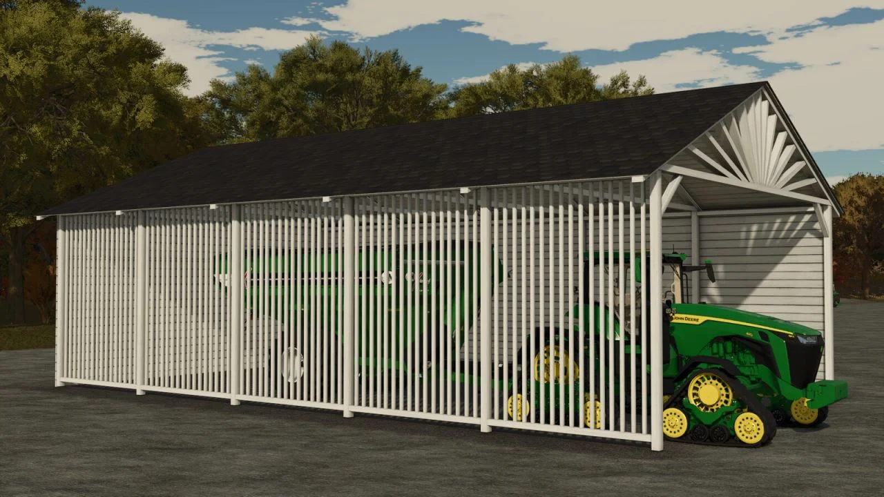 FS25 Modern Wooden Shed v1.0 Sheds Mod FS25 Mod Free Download