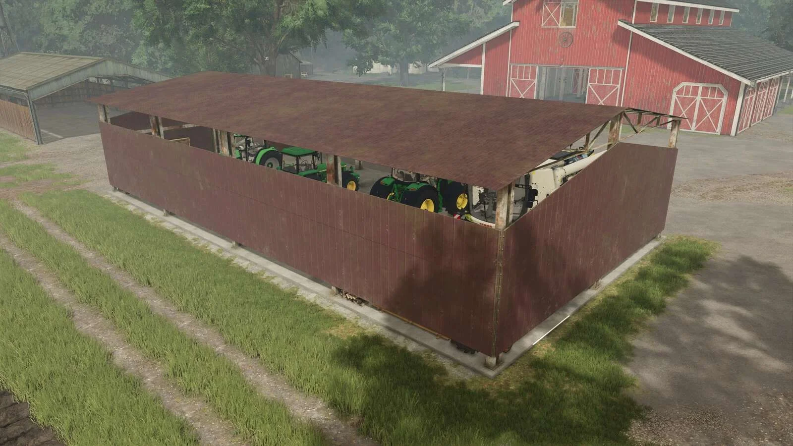 FS25 Old Rusty Shed v1.0 Sheds Mod FS25 Mod Free Download
