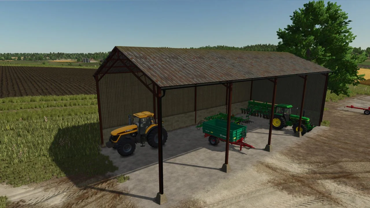 FS25 Old Storage Shed v1.0 Sheds Mod FS25 Mod Free Download