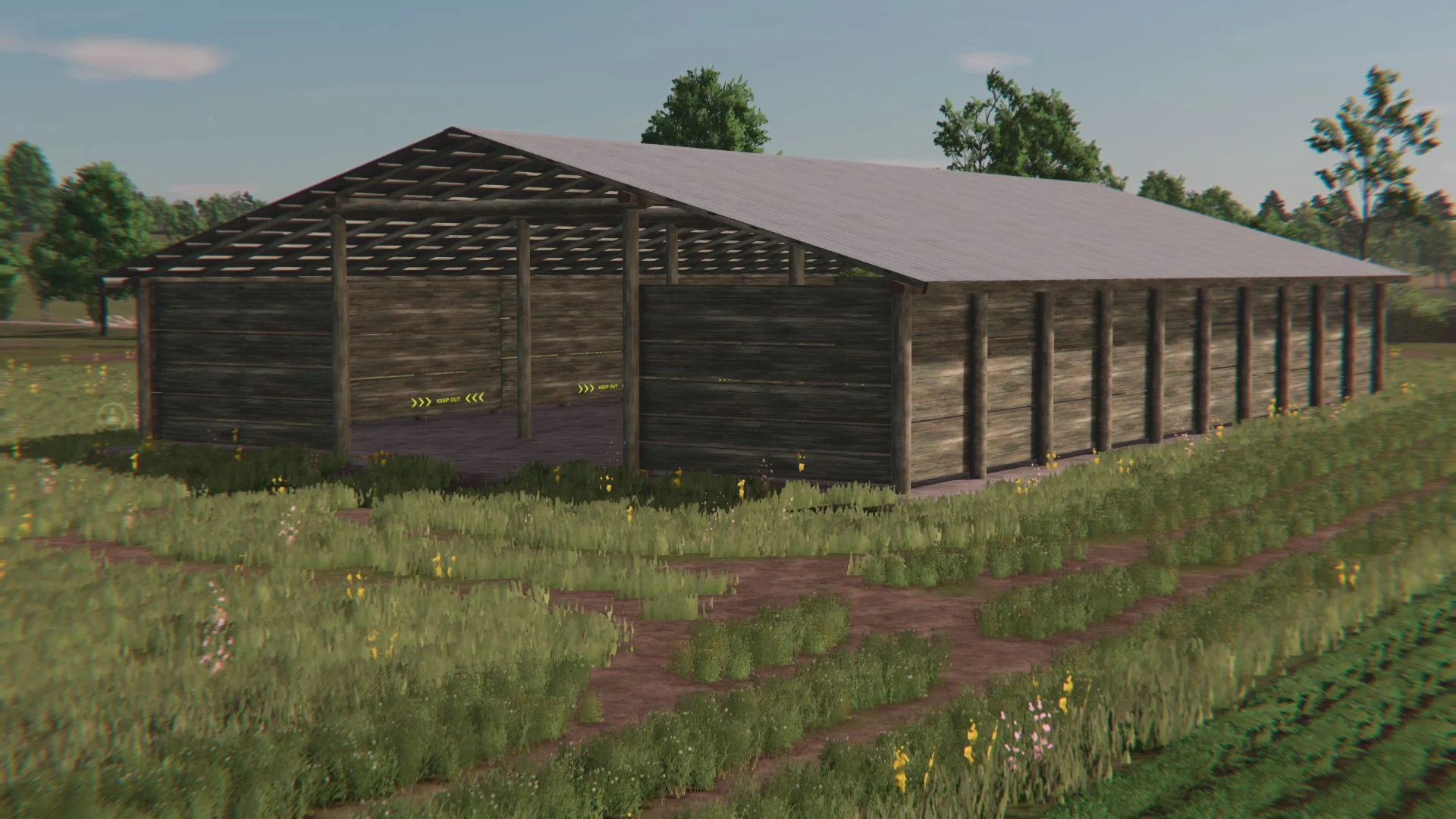 FS25 Old Wooden Shed v1.0 Sheds Mod FS25 Mod Free Download