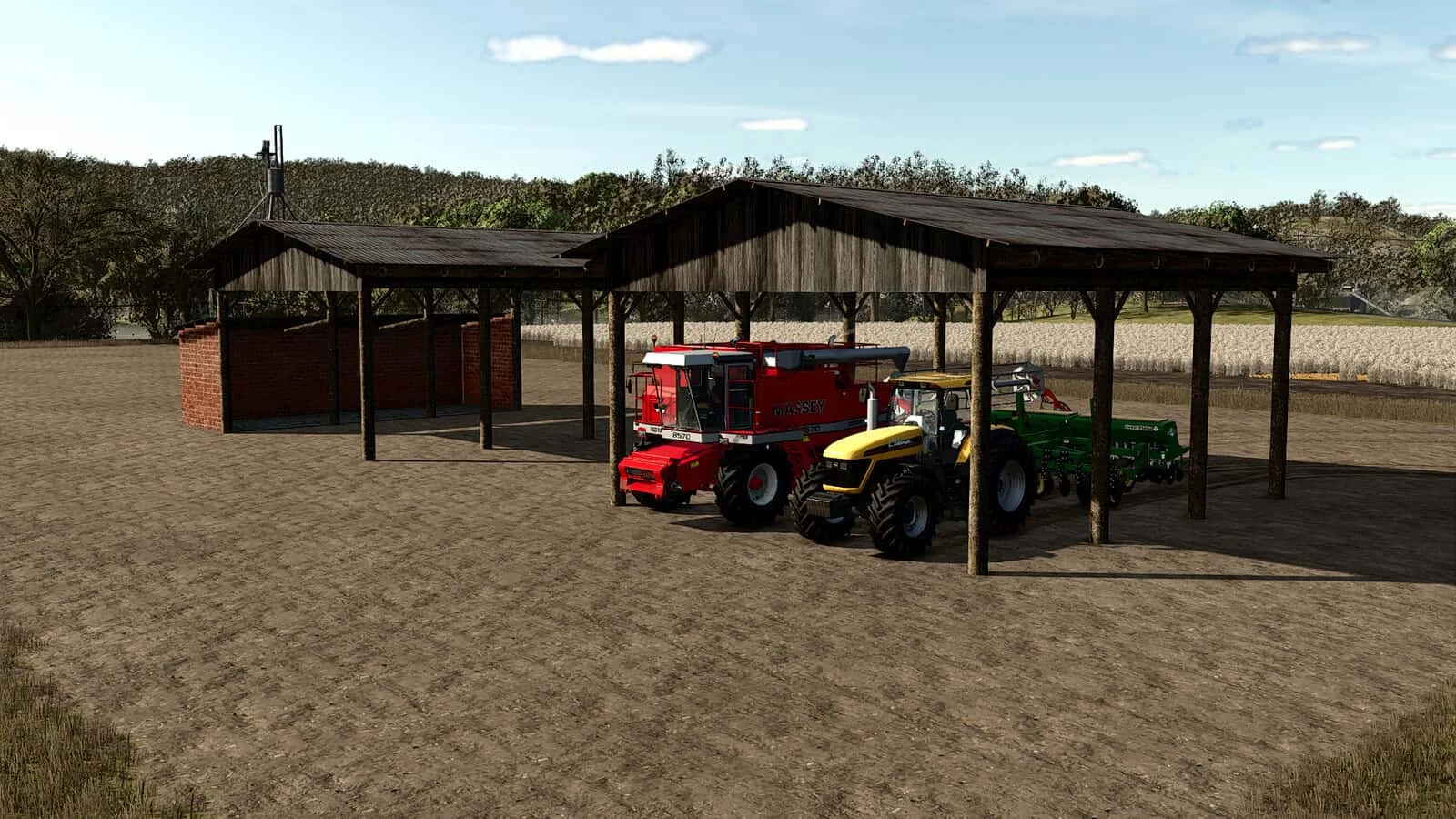 FS25 Pack Sheds Br v1.0 FS25 Mod Free Download