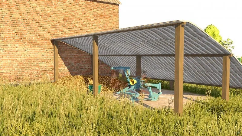 FS25 Poor Shed v1.0 Sheds Mod FS25 Mod Free Download