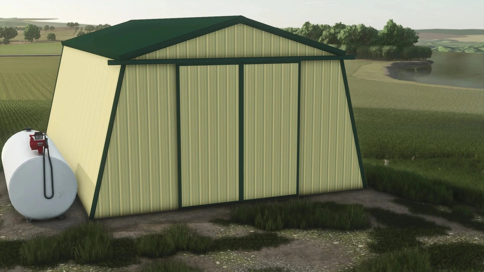FS25 Small Lean Shed v1.0 Sheds Mod FS25 Mod Free Download
