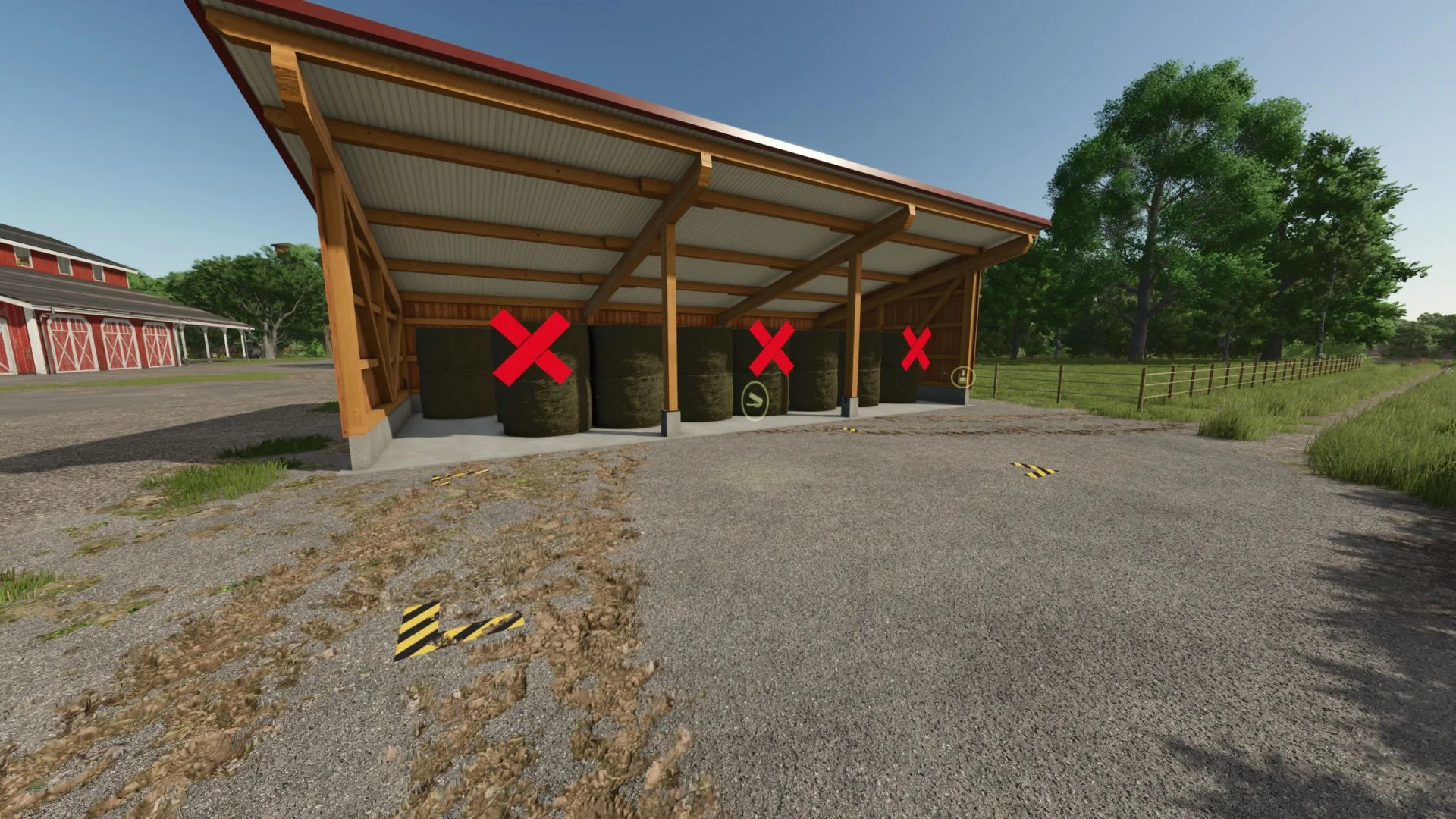 FS25 Wooden Bale Storage Shed v1.0 Sheds Mod FS25 Mod Free Download