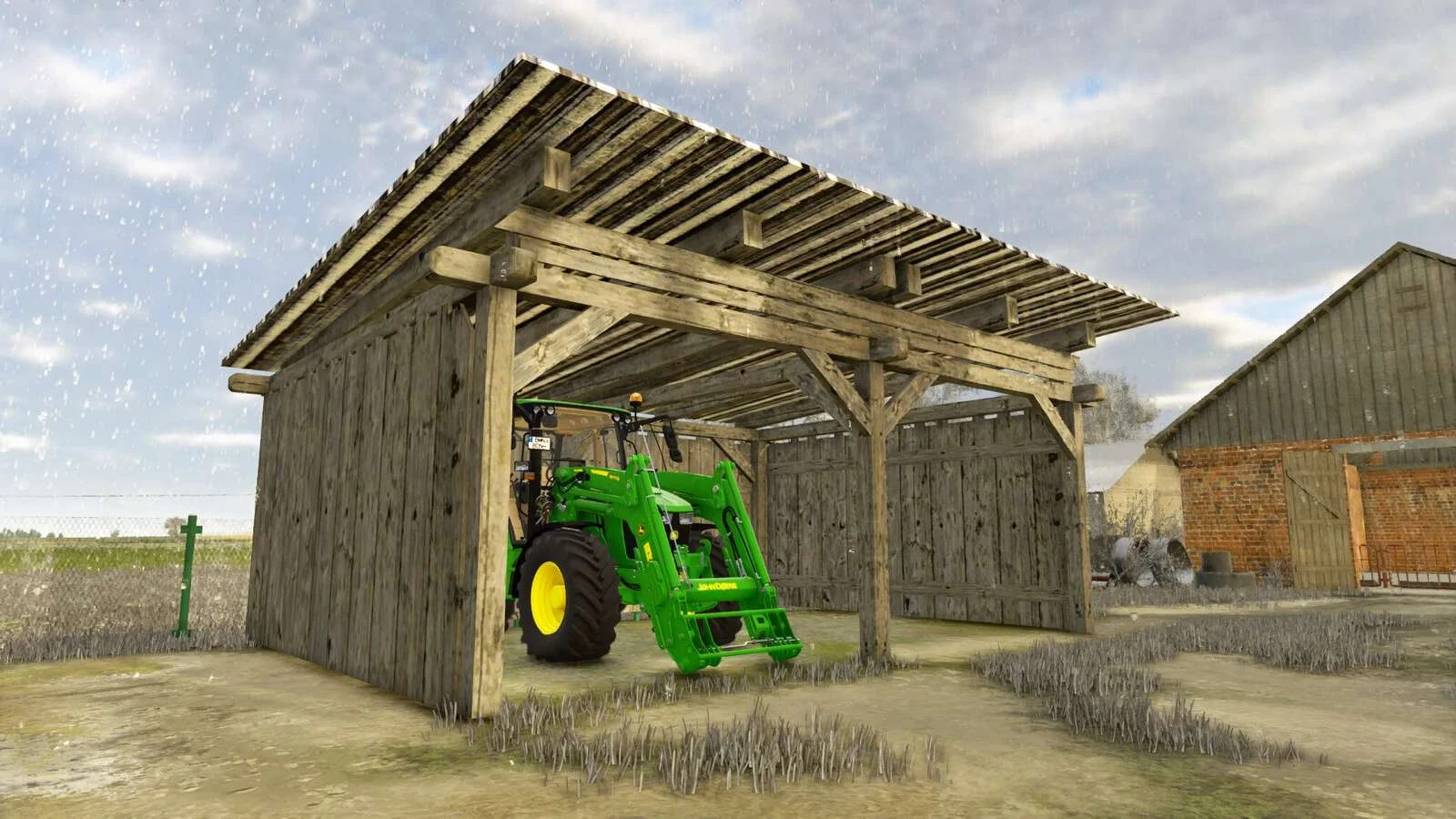 FS25 Wooden Shed v1.0 Sheds Mod FS25 Mod Free Download