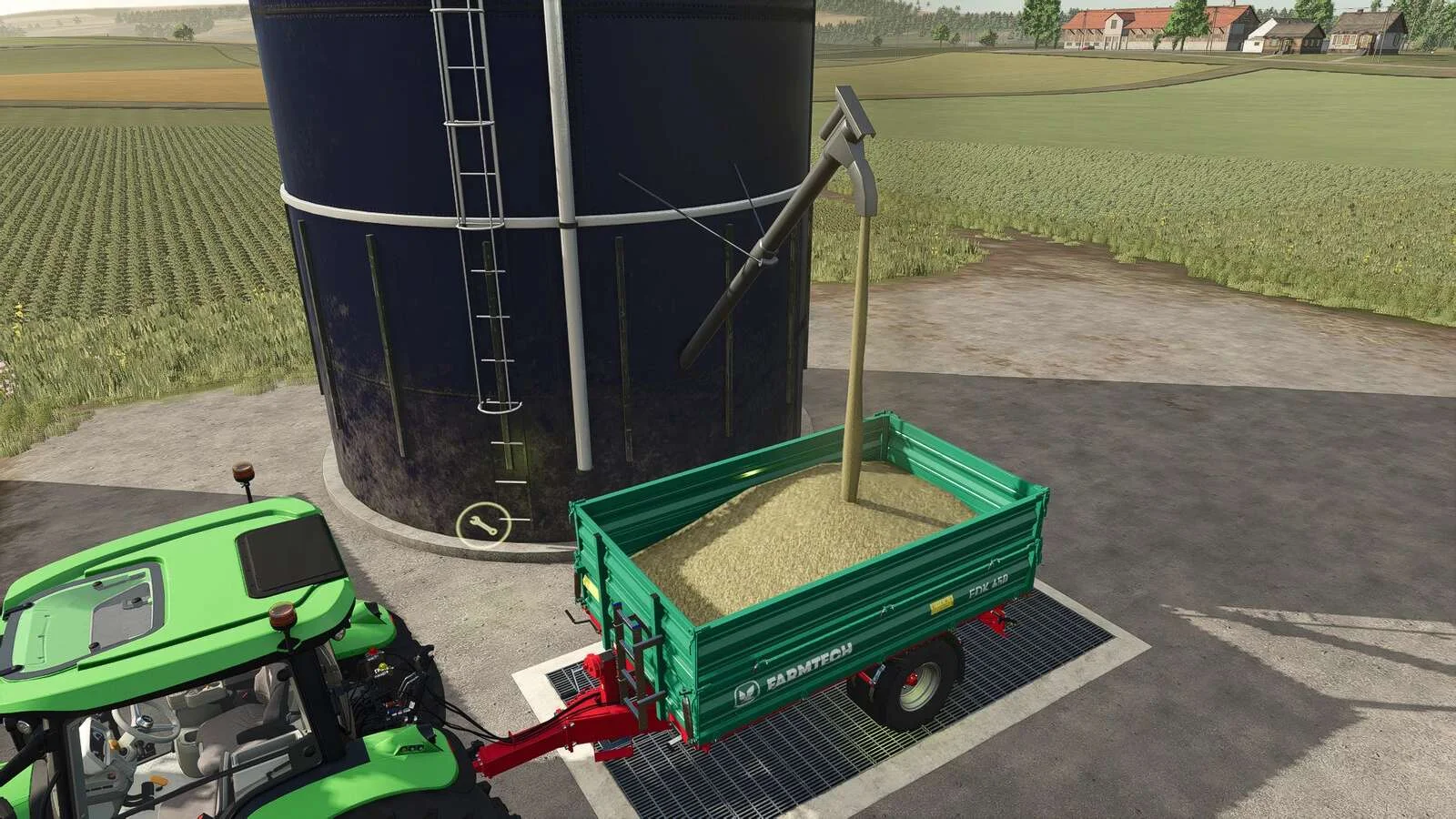 FS25 Blue Silo v1.0 Silos Mod FS25 Mod Free Download