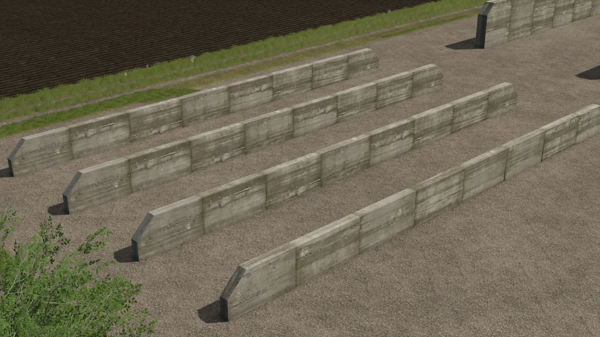 FS25 Bunker Silos No Snap Grill V1.0 FS25 Mod Free Download