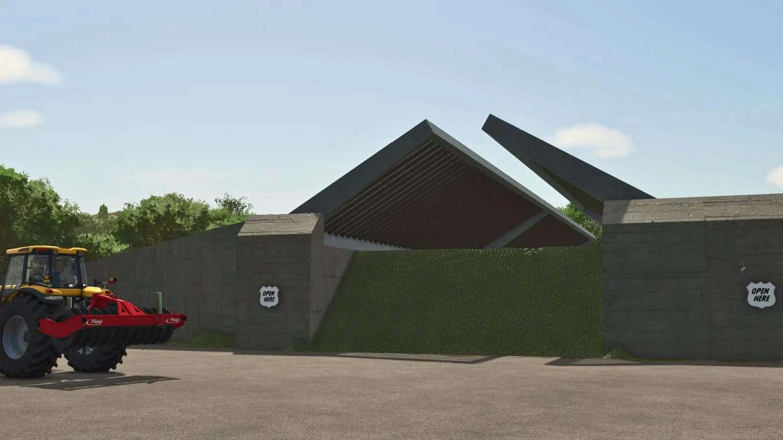 FS25 Drive Over Silo v1.0 Silos Mod FS25 Mod Free Download
