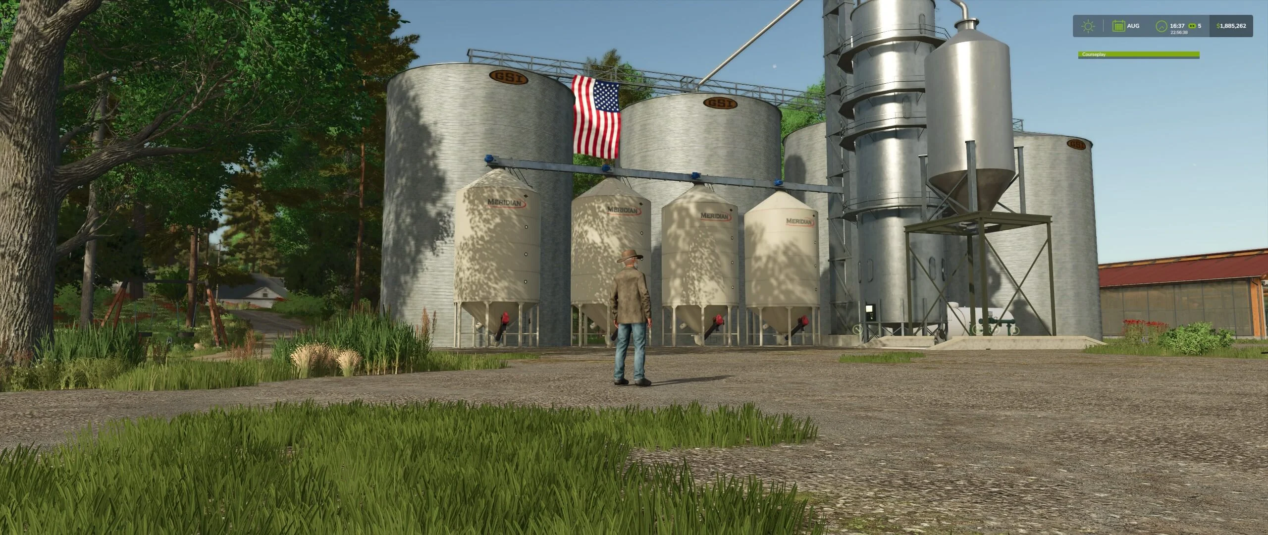 FS25 Farm Silo Production And Dryer v1.0.0.5 Silos Mod FS25 Mod Free Download