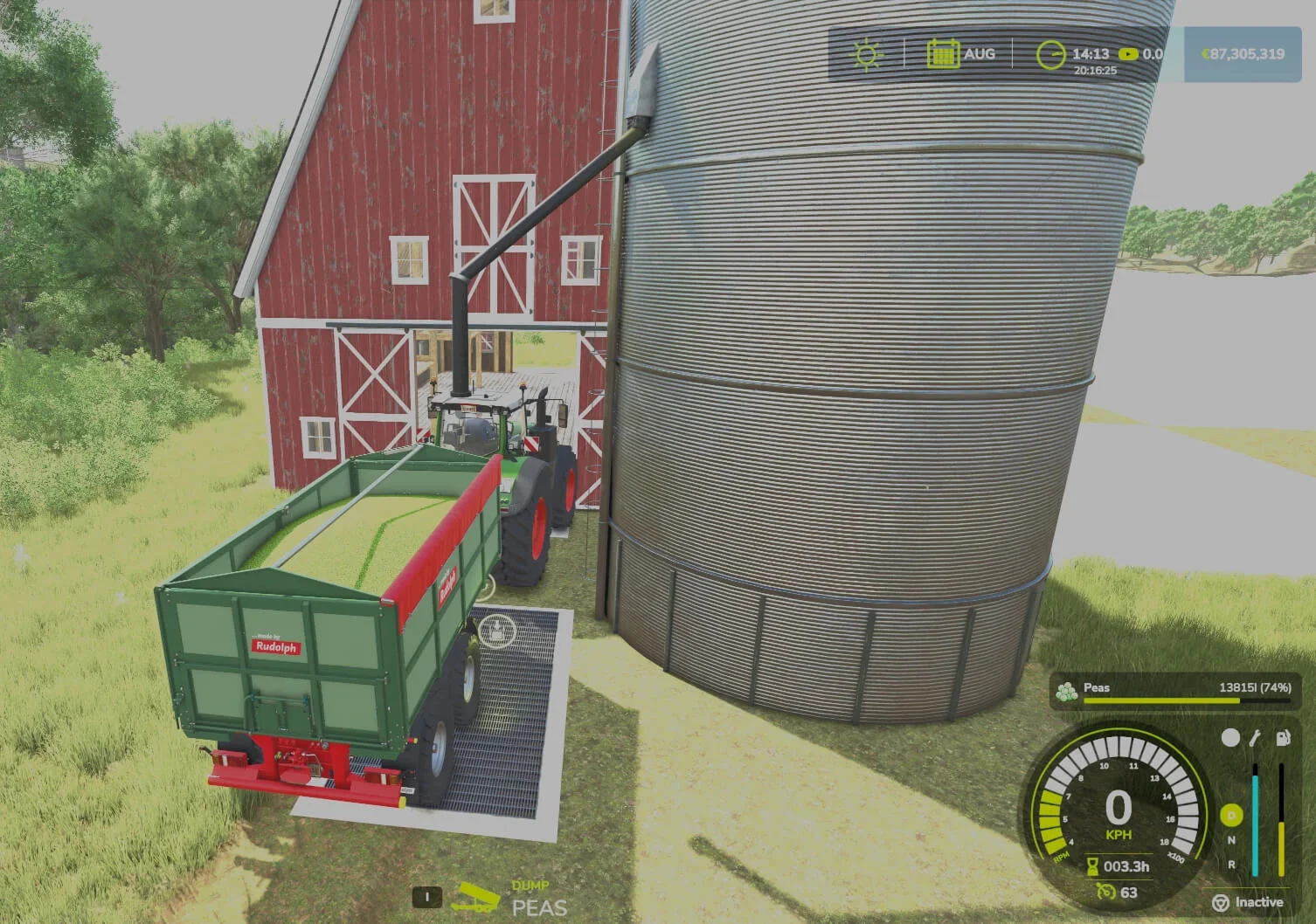 FS25 Farmbarn with Silo V1.0 Silos Mod FS25 Mod Free Download