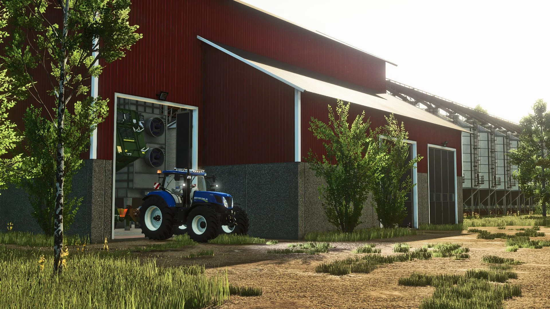 FS25 Grain silo v1.0 Silos Mod FS25 Mod Free Download