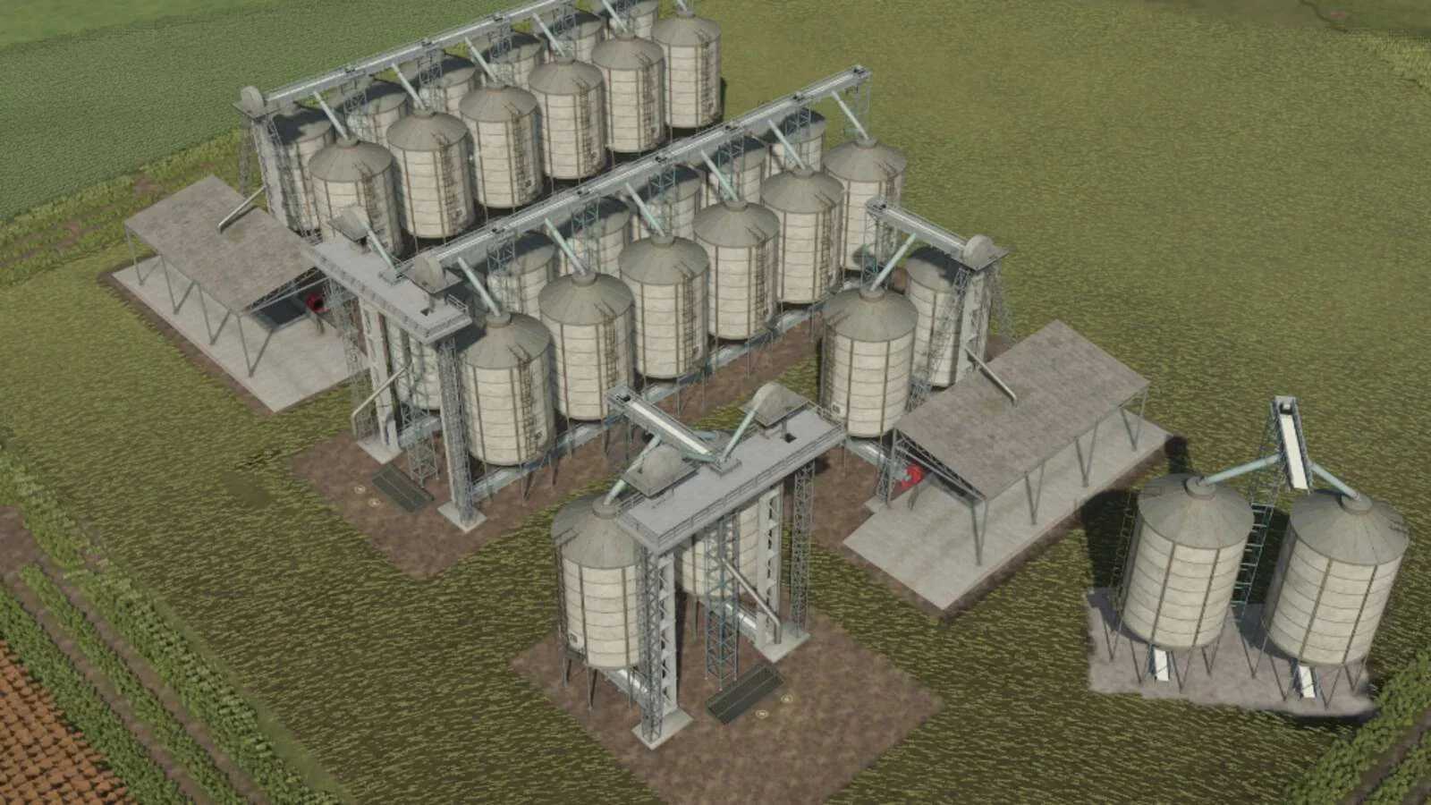 FS25 Large Silo Pack v1.0 Silos Mod FS25 Mod Free Download