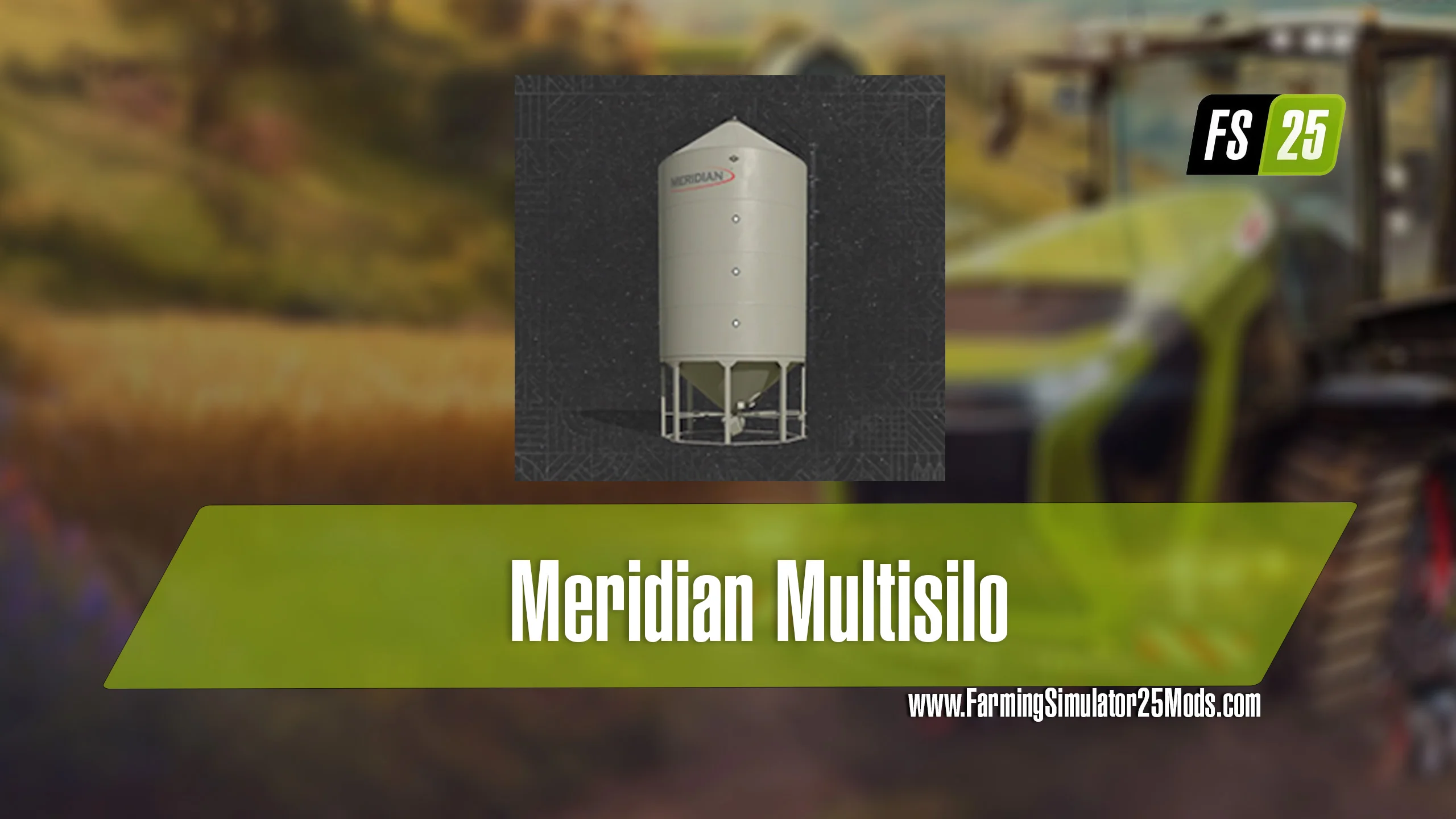 FS25 Meridian Multisilo V1.0 Silos Mod FS25 Mod Free Download