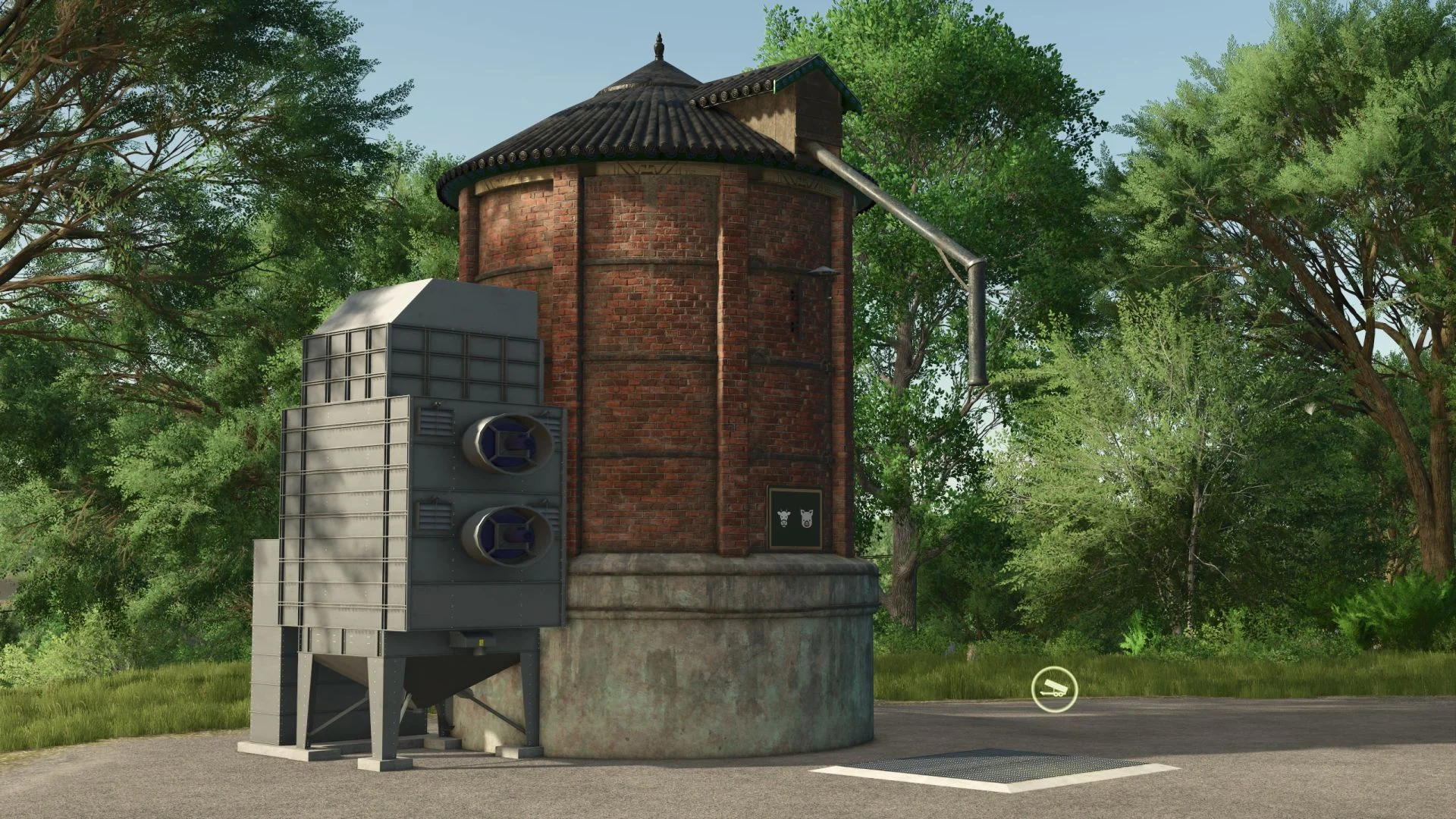 FS25 Mixed feed silo for cows and pigs V1.0 Silos Mod FS25 Mod Free Download