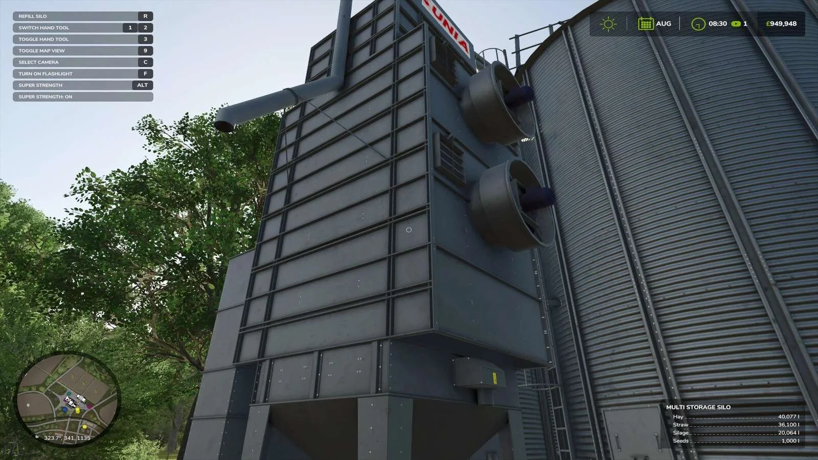 FS25 Multi Storage Silo (10.000.000L) v1.0 Silos Mod FS25 Mod Free Download