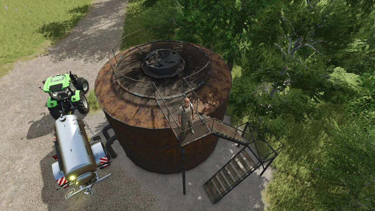 FS25 Old Slurry Tank v1.0 Silos Mod FS25 Mod Free Download