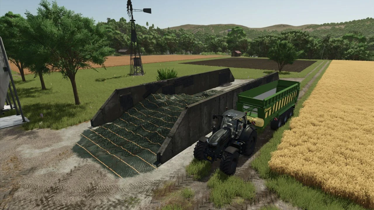 FS25 Silage Silo v1.0 Silos Mod FS25 Mod Free Download