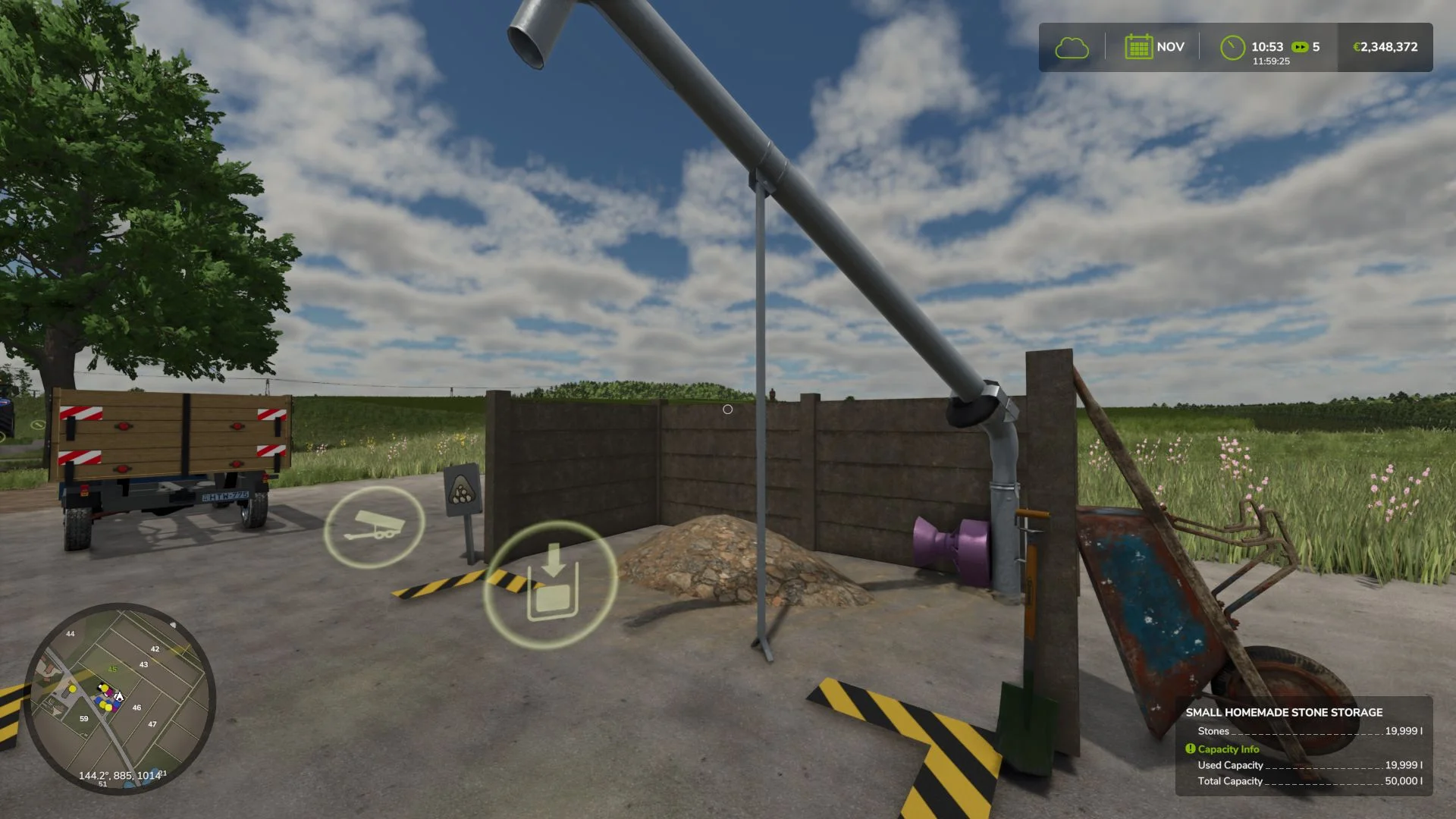 FS25 Small Handmade Stone Silo v2.1 Silos Mod FS25 Mod Free Download