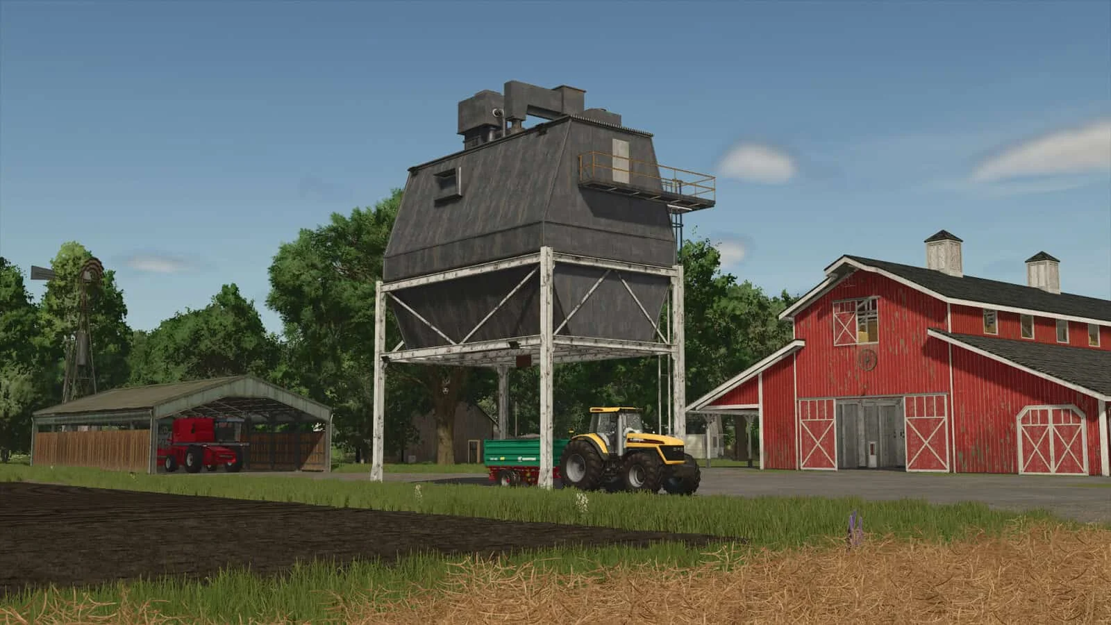 FS25 Stone Silo v1.0 Silos Mod FS25 Mod Free Download