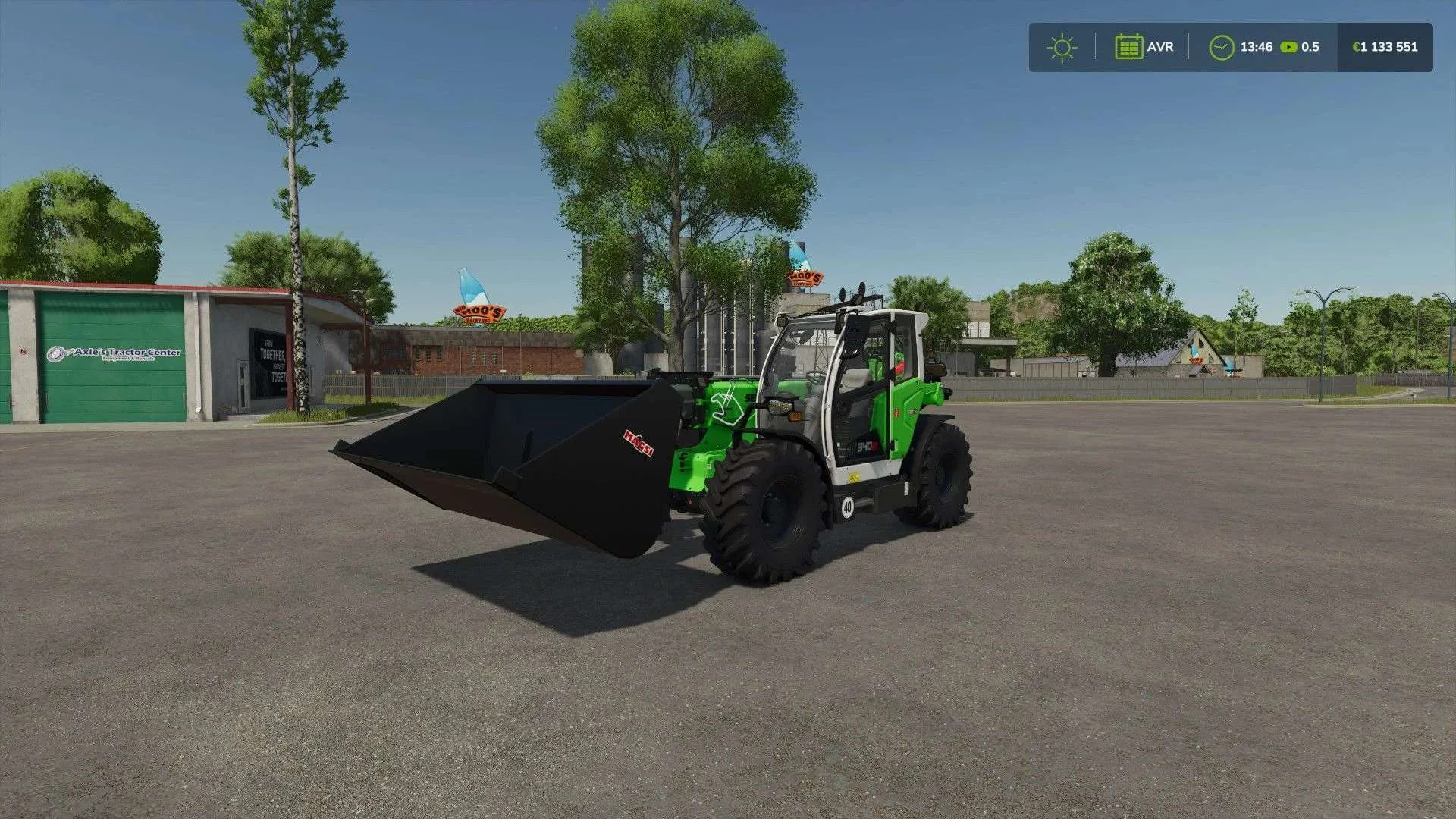 FS25 50000L bucket for telescopic handlers v1.0 Telehandlers Mod FS25 Mod Free Download