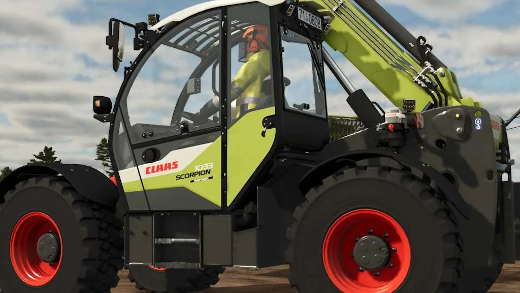 FS25 CLAAS SCORPION 1033 Rust Edition v1.0 Telehandlers Mod FS25 Mod Free Download