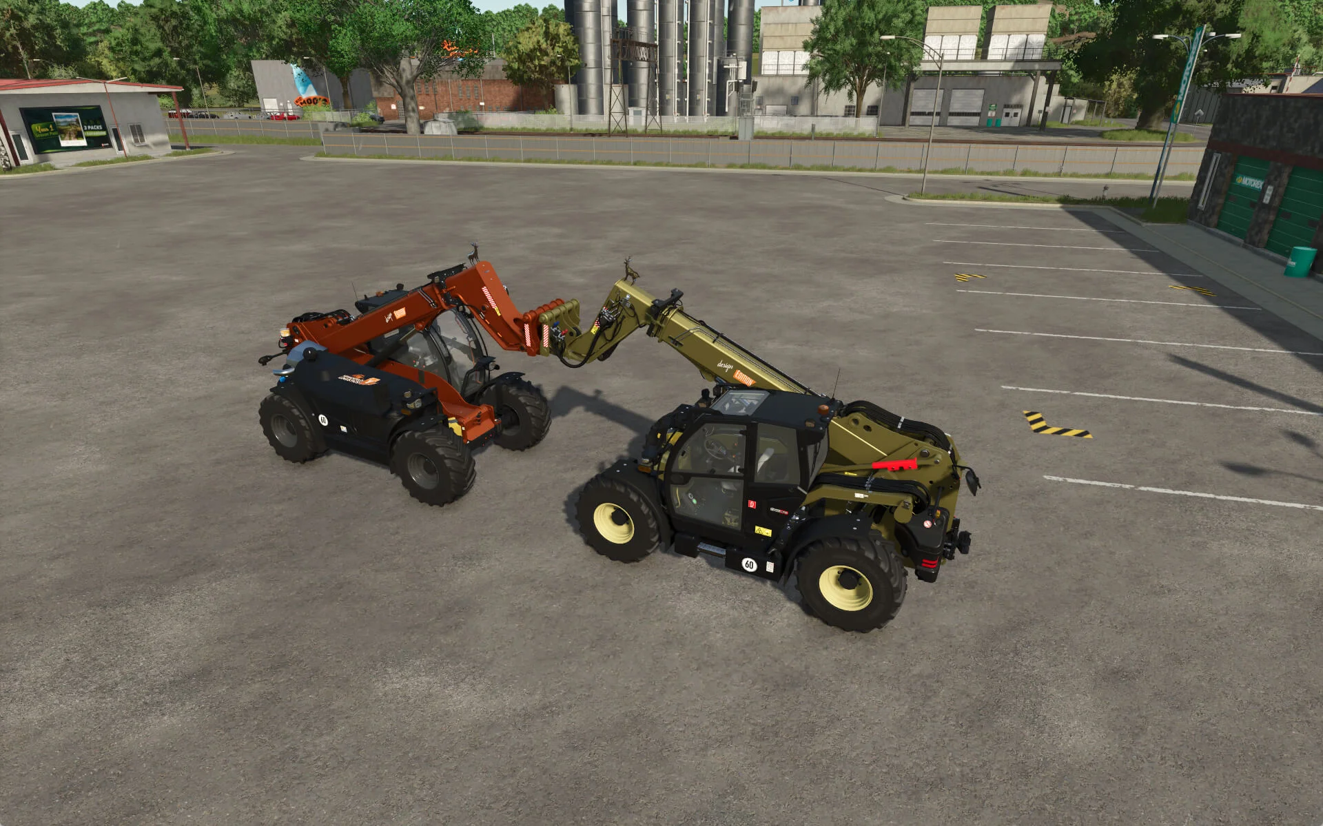 FS25 Hirschfeld Cargo T740 V1.0 Telehandlers Mod FS25 Mod Free Download