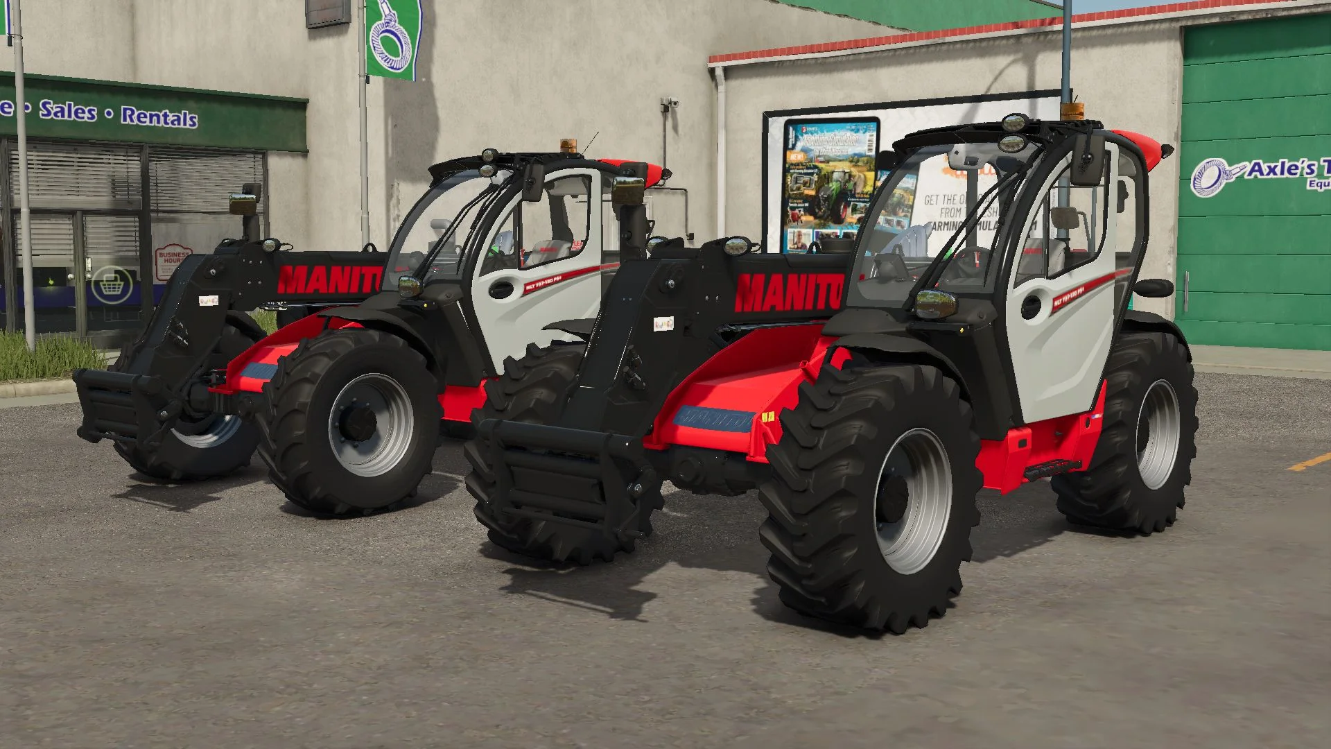 FS25 Manitou MLT 737 v1.0 Telehandlers Mod FS25 Mod Free Download