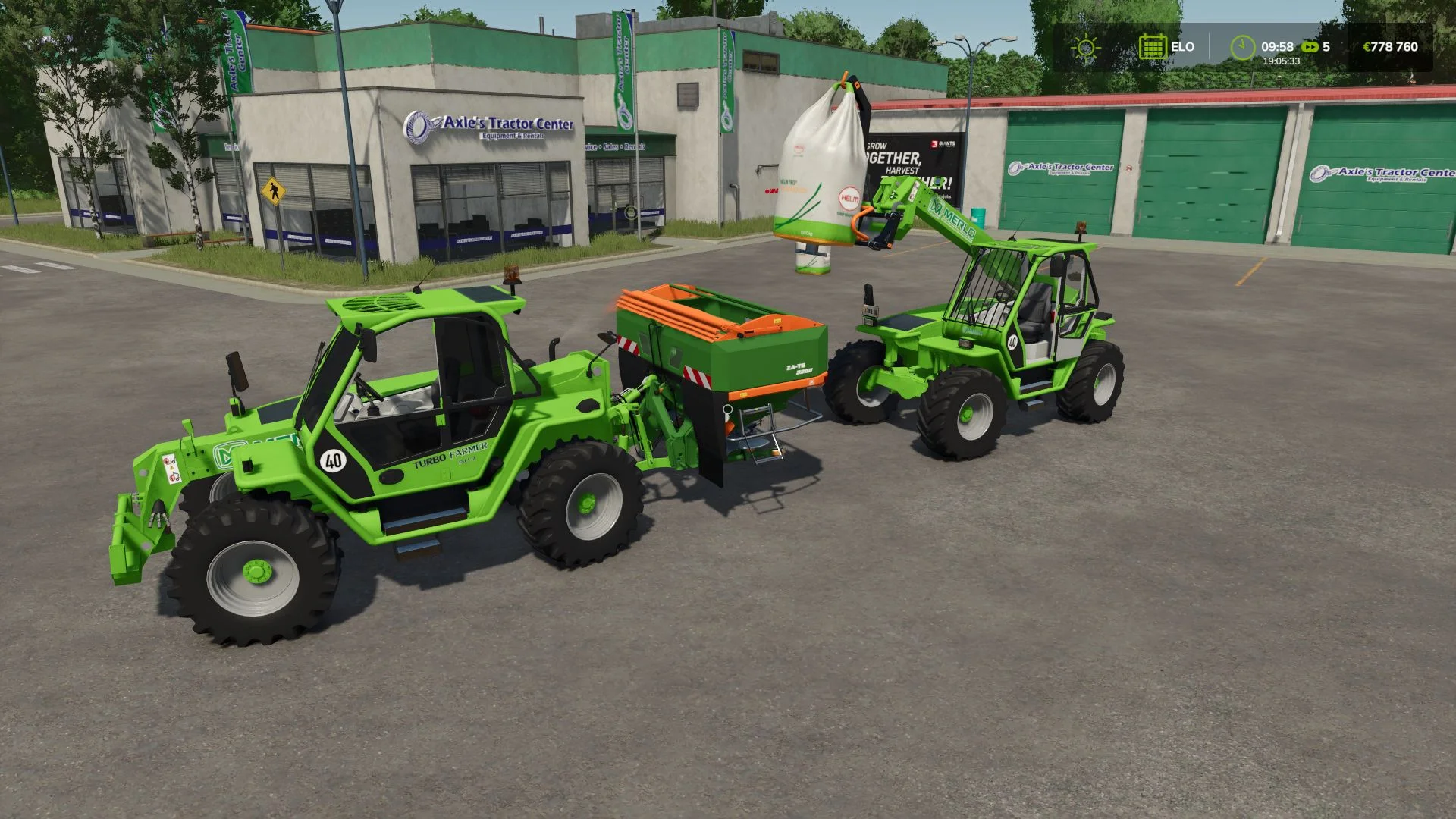 FS25 Merlo P41.7 Turbofarmer v1.0 Telehandlers Mod FS25 Mod Free Download