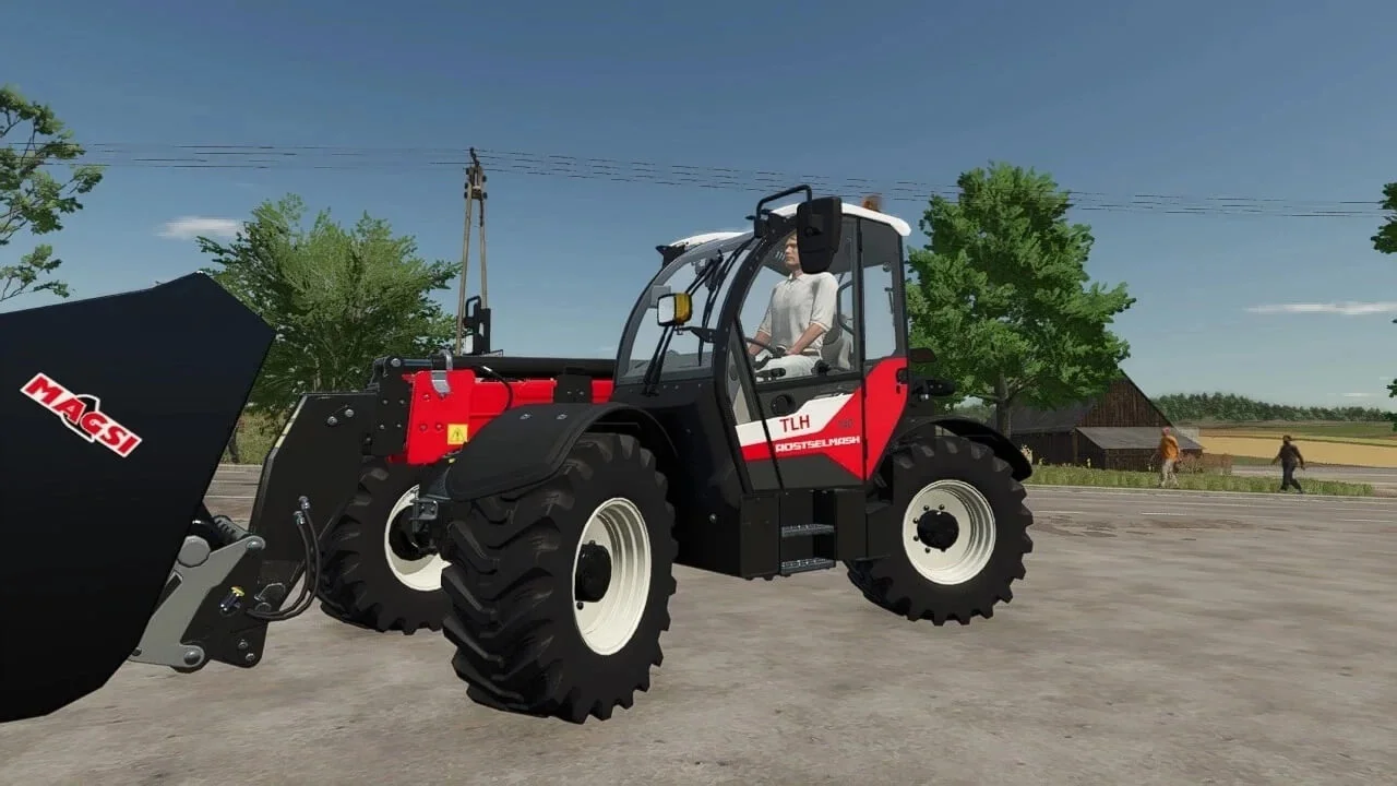 FS25 RSM TLH 740 v1.0 Telehandlers Mod FS25 Mod Free Download
