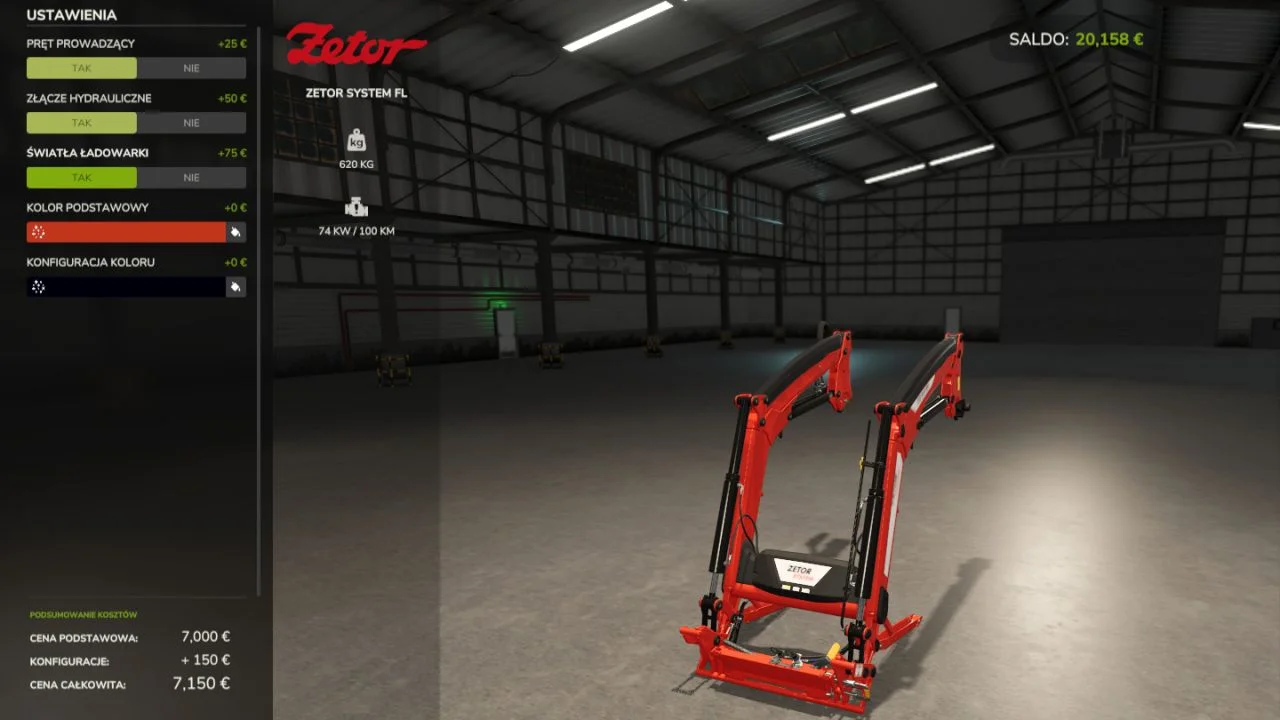 FS25 Zetor System ZQ Series v1.0 Telehandlers Mod FS25 Mod Free Download