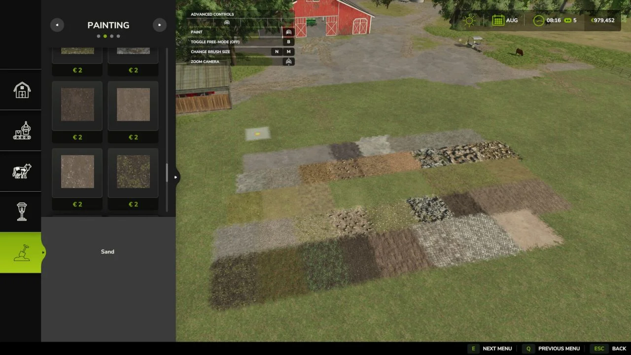 FS25 All The Ground Textures Ingame v1.0 FS25 Mod Free Download