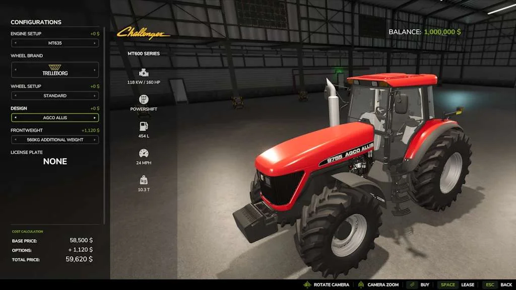 FS25 Agco 600 Series v1.0 Tractors Mod FS25 Mod Free Download