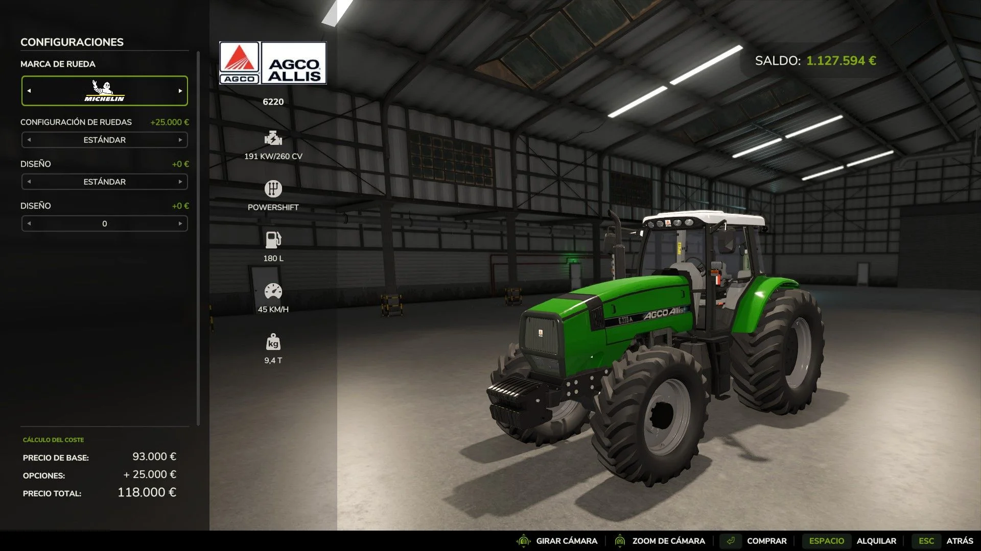 FS25 Agco Allis 6220 V1.0 Tractors Mod FS25 Mod Free Download