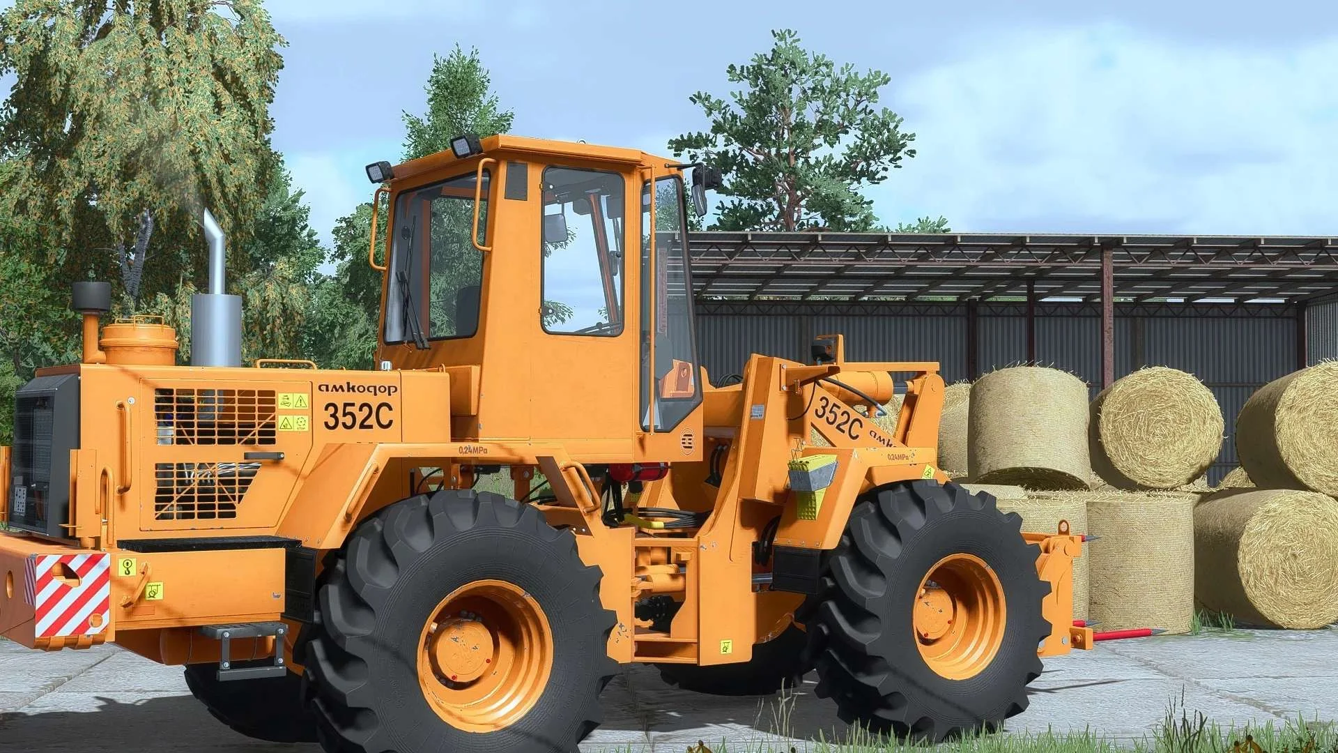 FS25 Amkodor 352C v1.0.1 Tractors Mod FS25 Mod Free Download