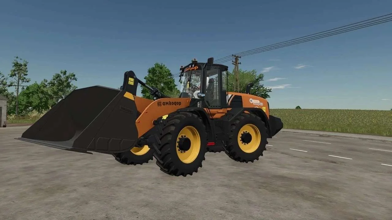 FS25 Amkodor Millennium 2k19 Loader v1.0 Tractors Mod FS25 Mod Free Download