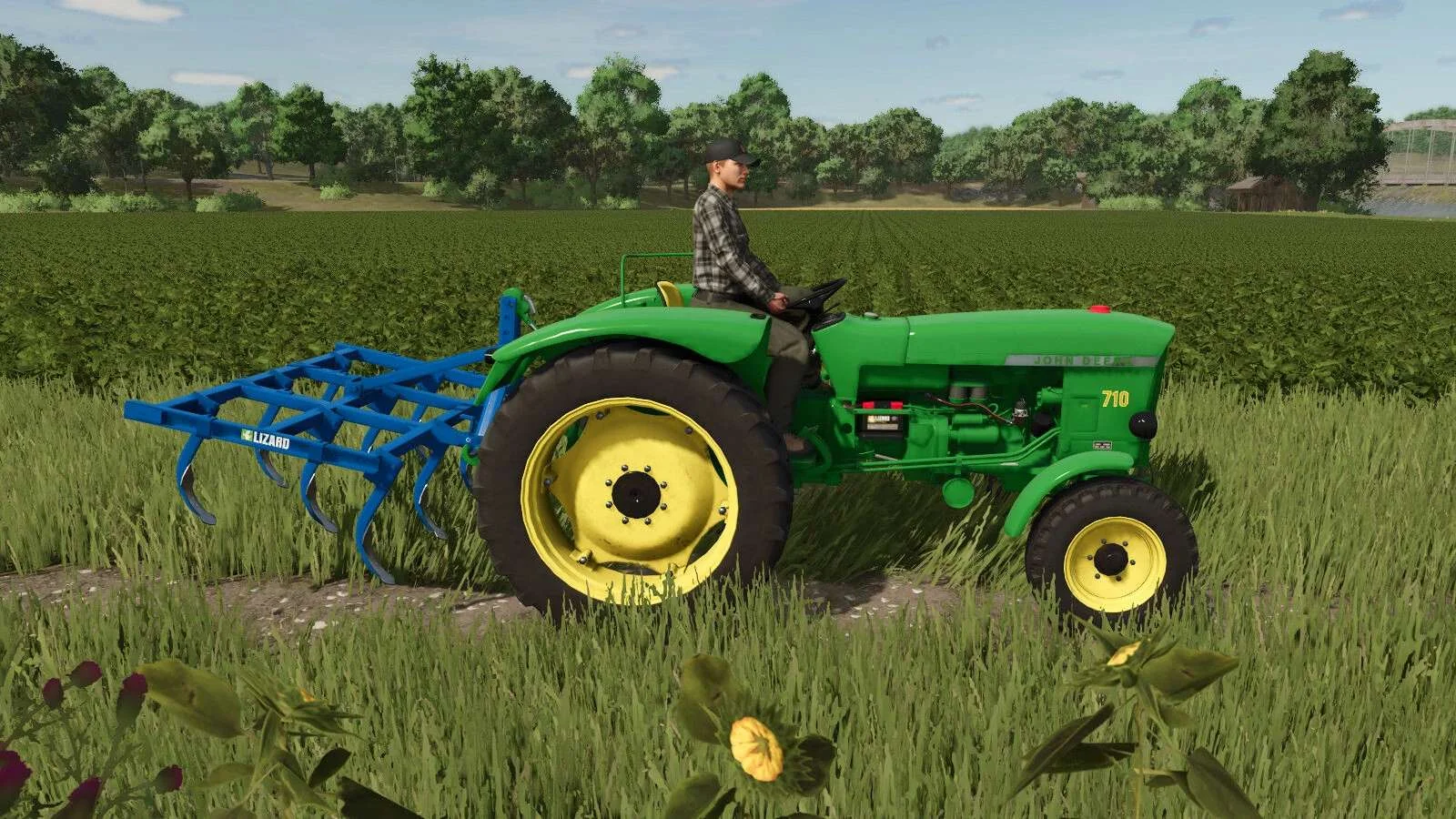 FS25 Barn Find JD710 v1.0 Tractors Mod FS25 Mod Free Download