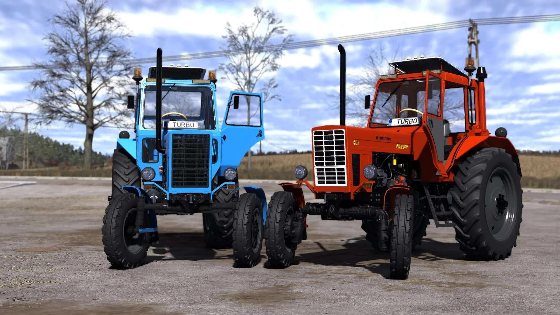 FS25 Belarus 80.1 Turbo v1.1 Tractors Mod FS25 Mod Free Download