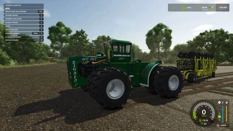 FS25 Big Bud 747 Structural engineer V1.2.0.3 Tractors Mod FS25 Mod Free Download